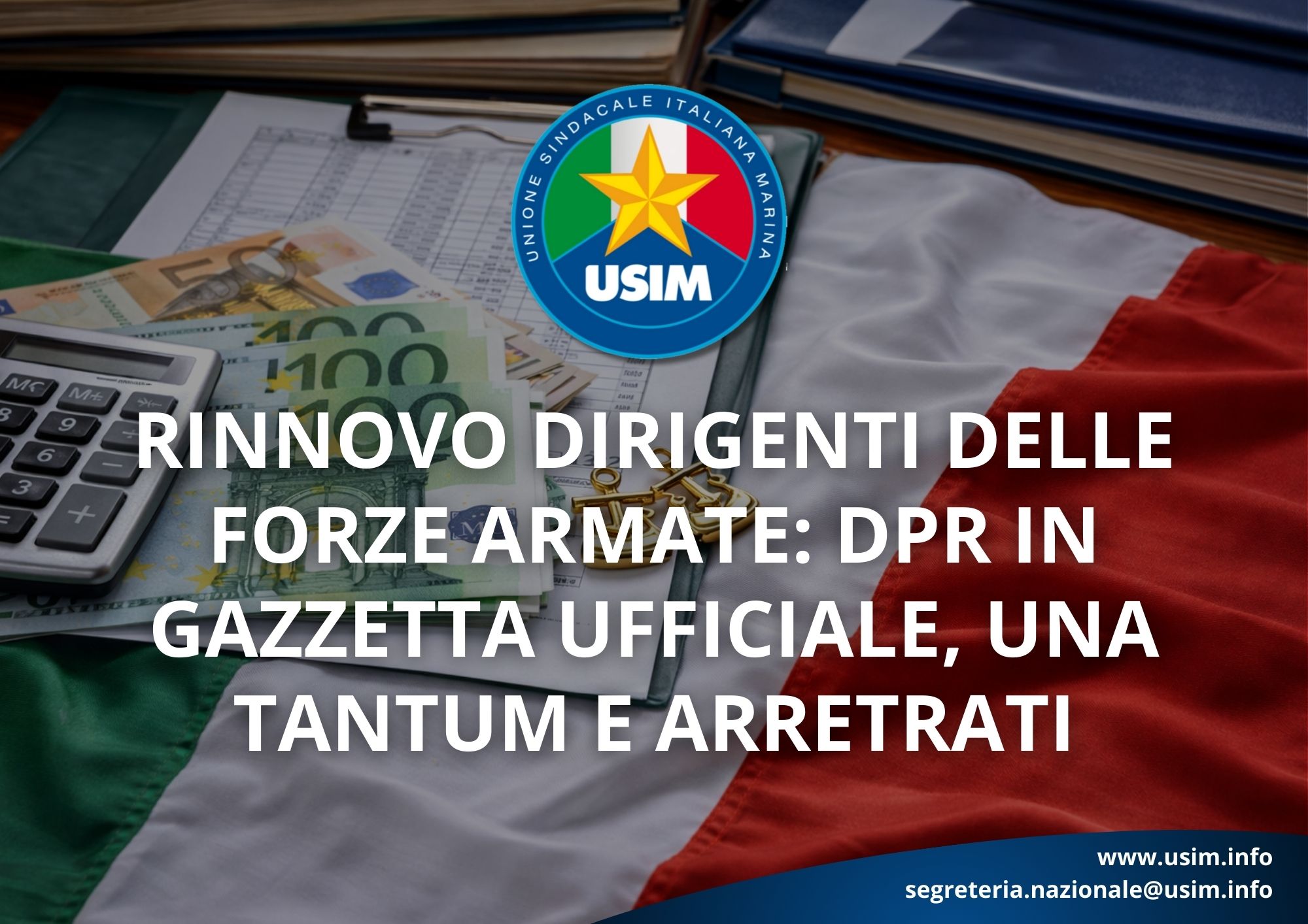 Rinnovo Dirigenti Forze Armate