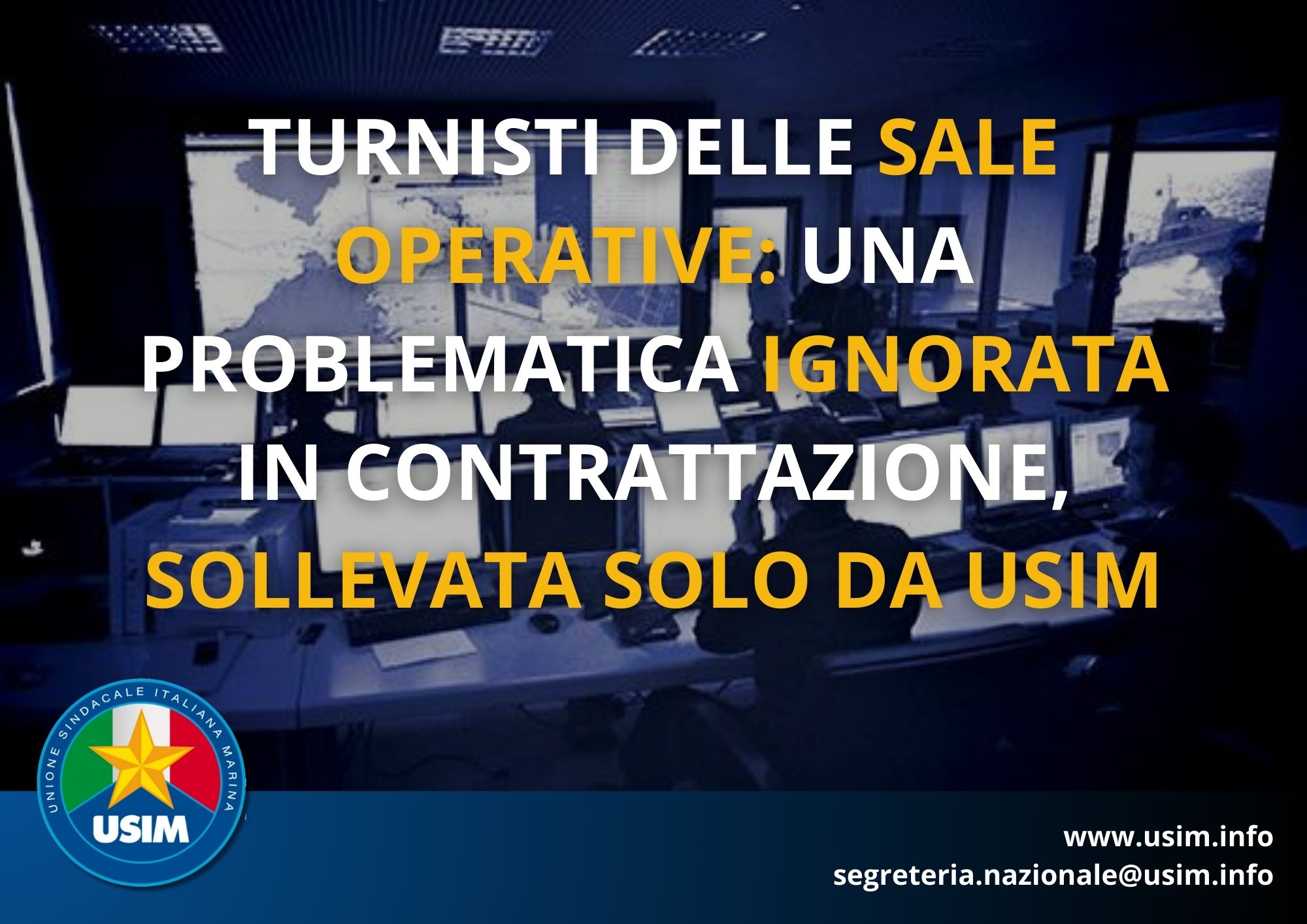 Turnisti Sala Operativa: una problematica ignorata