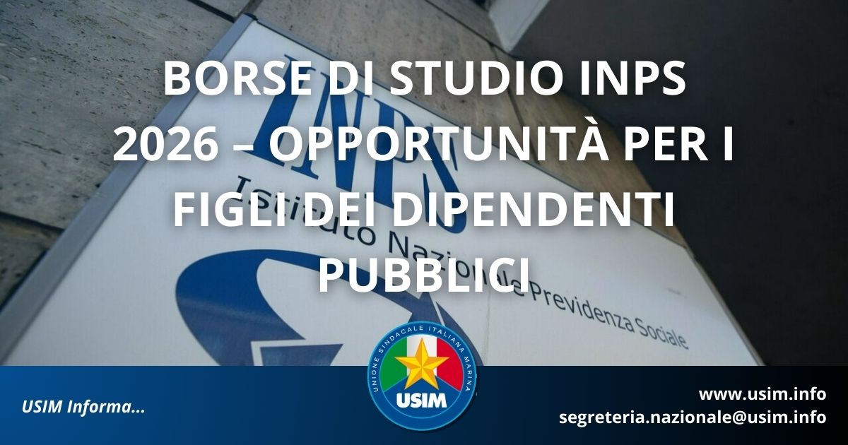 Borse di studio INPS 2026 Universitari