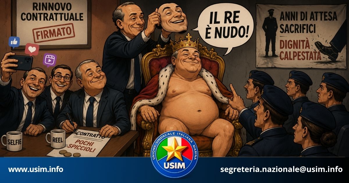 Il re è nudo ma fa finta di non saperlo