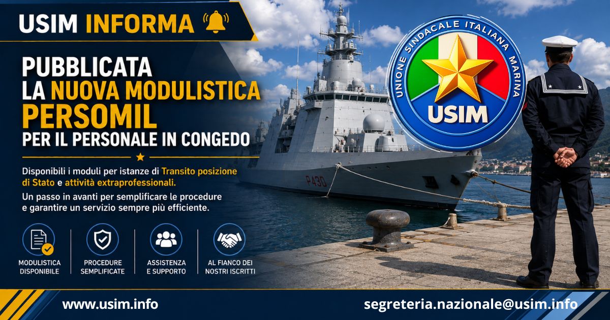 Nuova Modulistica PERSOMIL