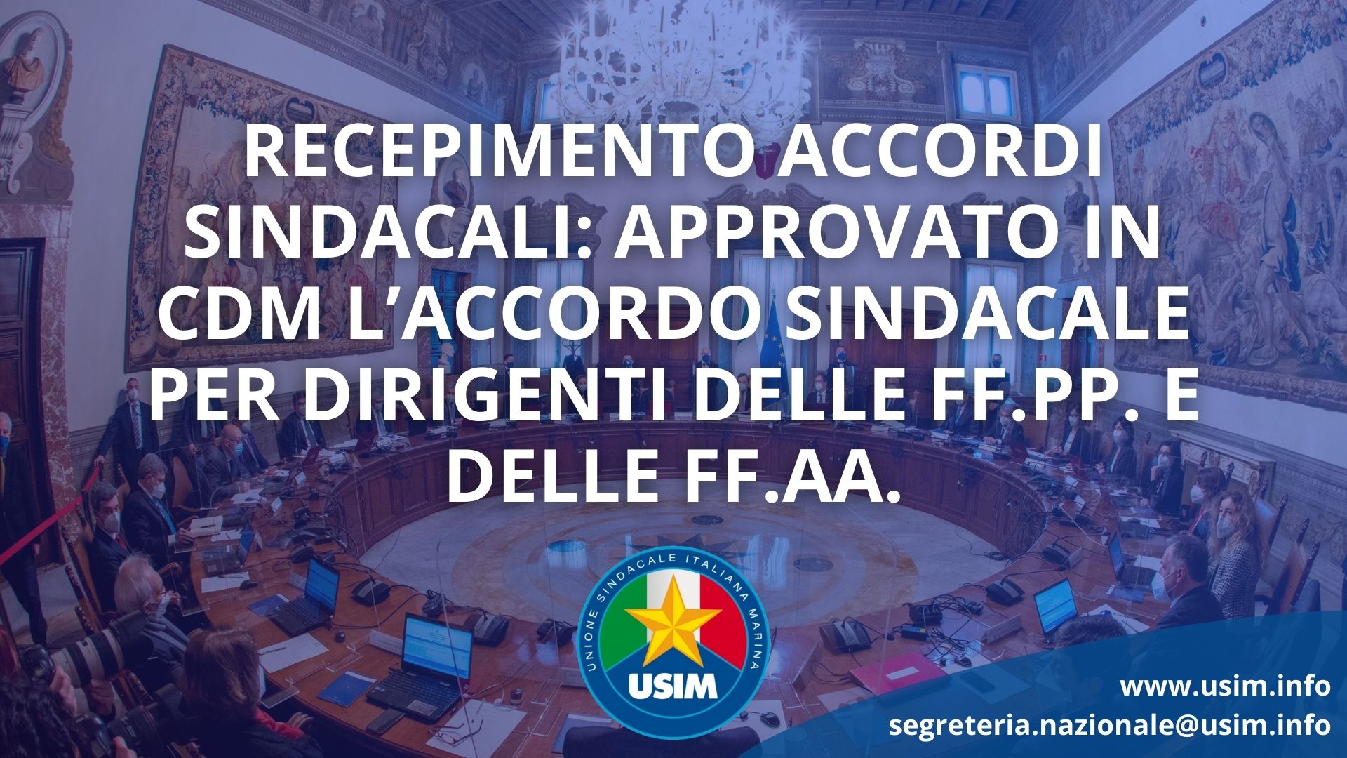 Recepimento accordi sindacali