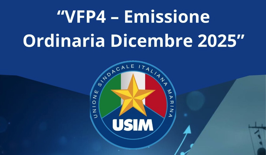 VFP4: Emissione stipendiale - dicembre 2025