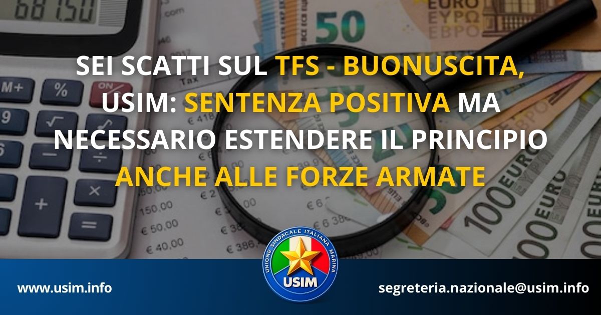 Sei scatti sul TFS - Buonuscita